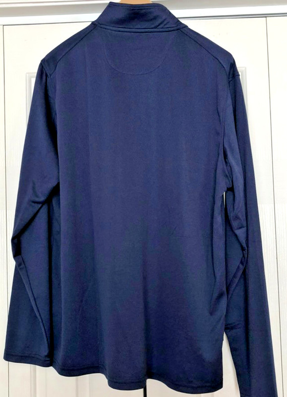 Obla sun smart long sleeve 1/3 zip upf 50 pullover dark blue new with tags gallery