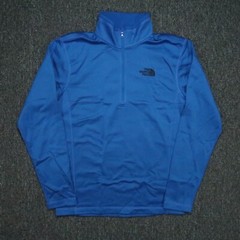 The North Face Pullover Men Small Blue Tech Glacier Quarter Zip Long Sleeve