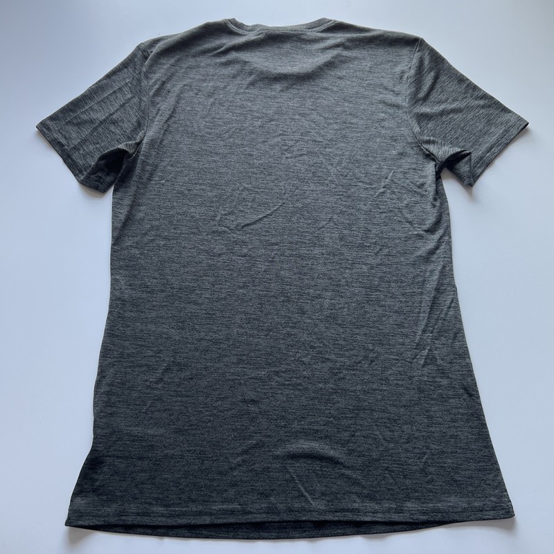 Gymshark Shirt Men's Small Gray Heather Arrival Performance Stretch Athleisure gallery