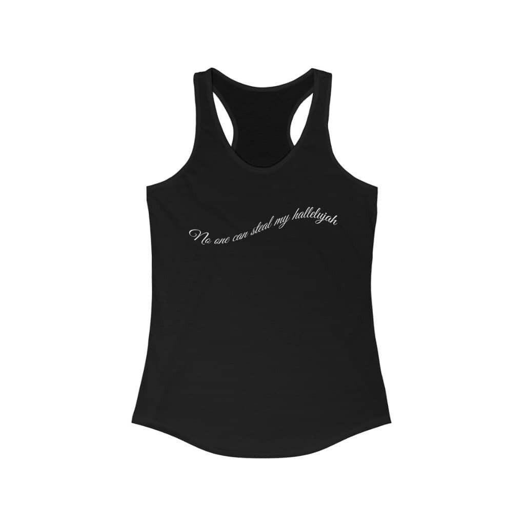 Next Level Ideal Racerback Tank "Hallelujah" gallery