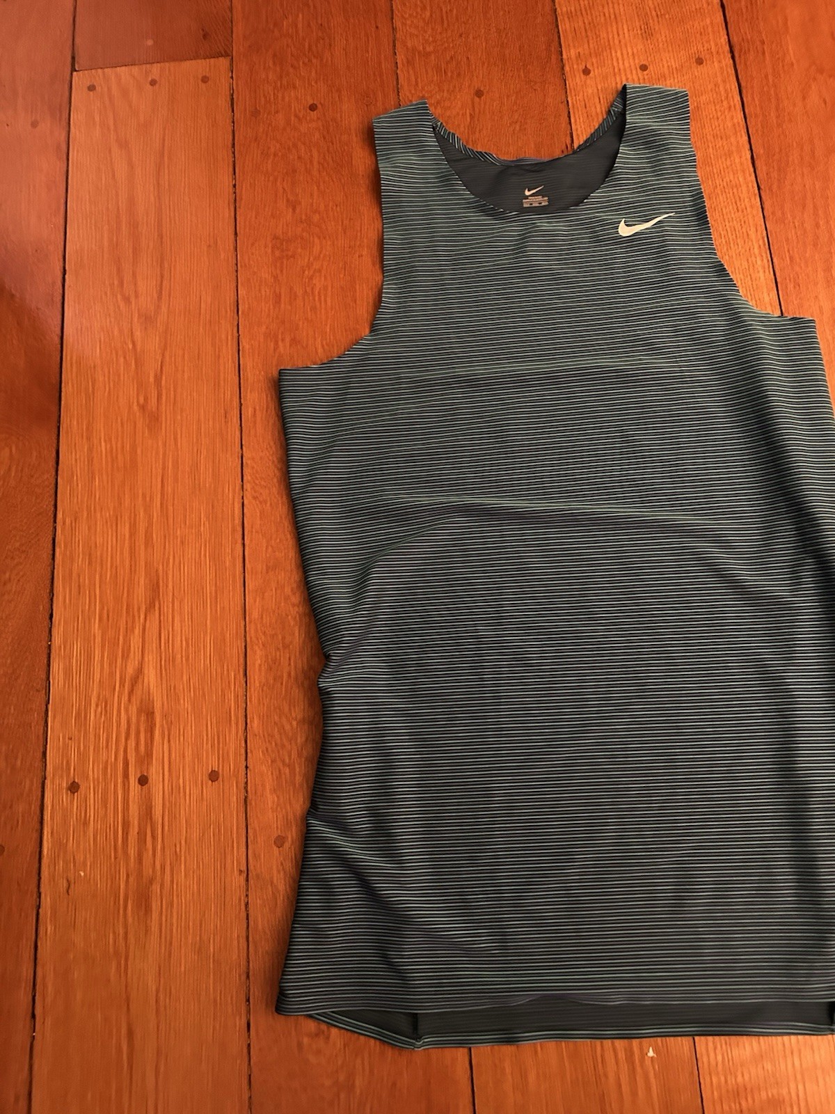Nike Pro Elite 2022 Singlet Tank CW2569-317 Teal Made In USA Men's Size 4xlt gallery