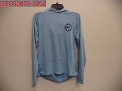 Vineyard Vines Men Blue Logo Fishing LongSleeve Performance Harbor Hoodie Tee XS