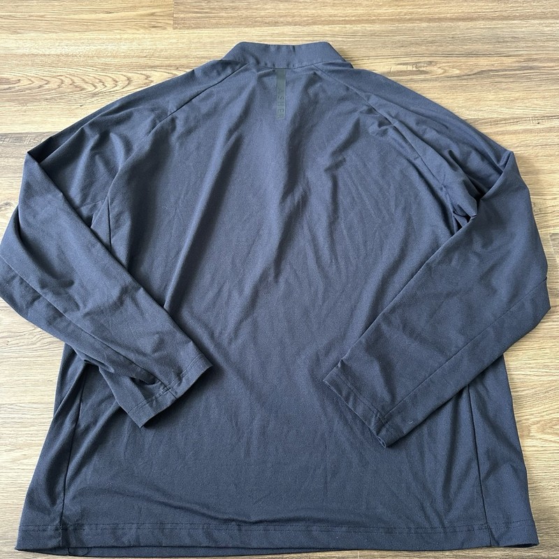 Asher Golf 1/4 Zip Performance Long Sleeve Pullover Black Men’s XXL Shirt Preppy gallery