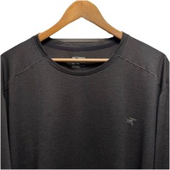 Arc’teryx Mens XXL Dark Gray Long Sleeve Performance Cormac Crewneck T-Shirt euc
