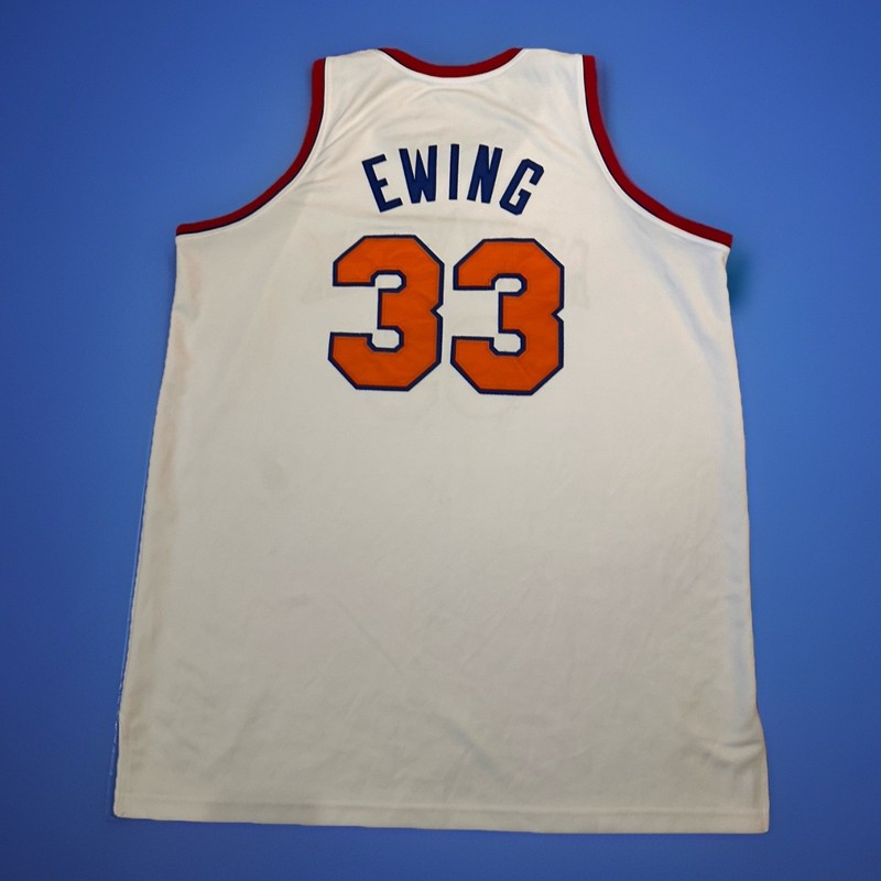 Mitchell & Ness Patrick Ewing NY Knicks 1985/86 Hardwood Classics Jersey 52 gallery