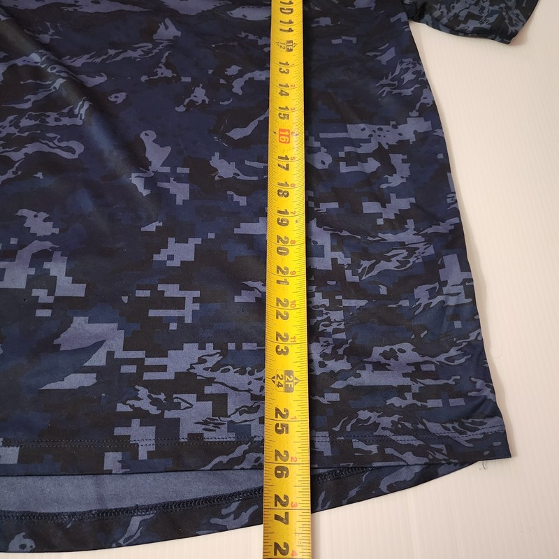 Under Armour Mens Freedom Camo T-Shirt Small Loose Fit USA Flag Tee Blue gallery