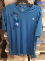 NEW ! Gear Glacier Men Instant Cooling Quick Dry Workout Shirt Blue Size XL