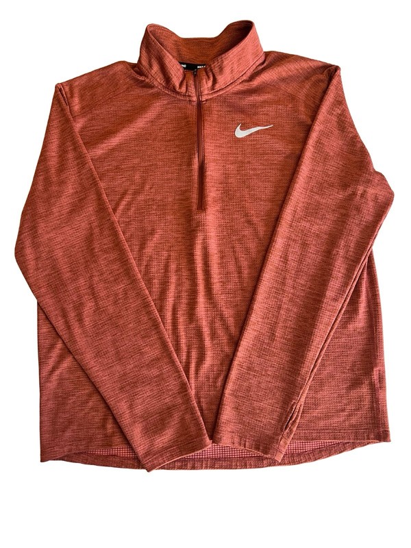 Nike Running Large Pacer Zip Cinnamon/Light Redwood/Reflective Silver Thumbholes gallery