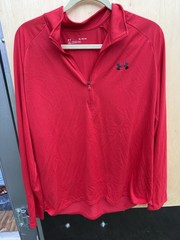 Men’s Under Armour Half Zip Red XL