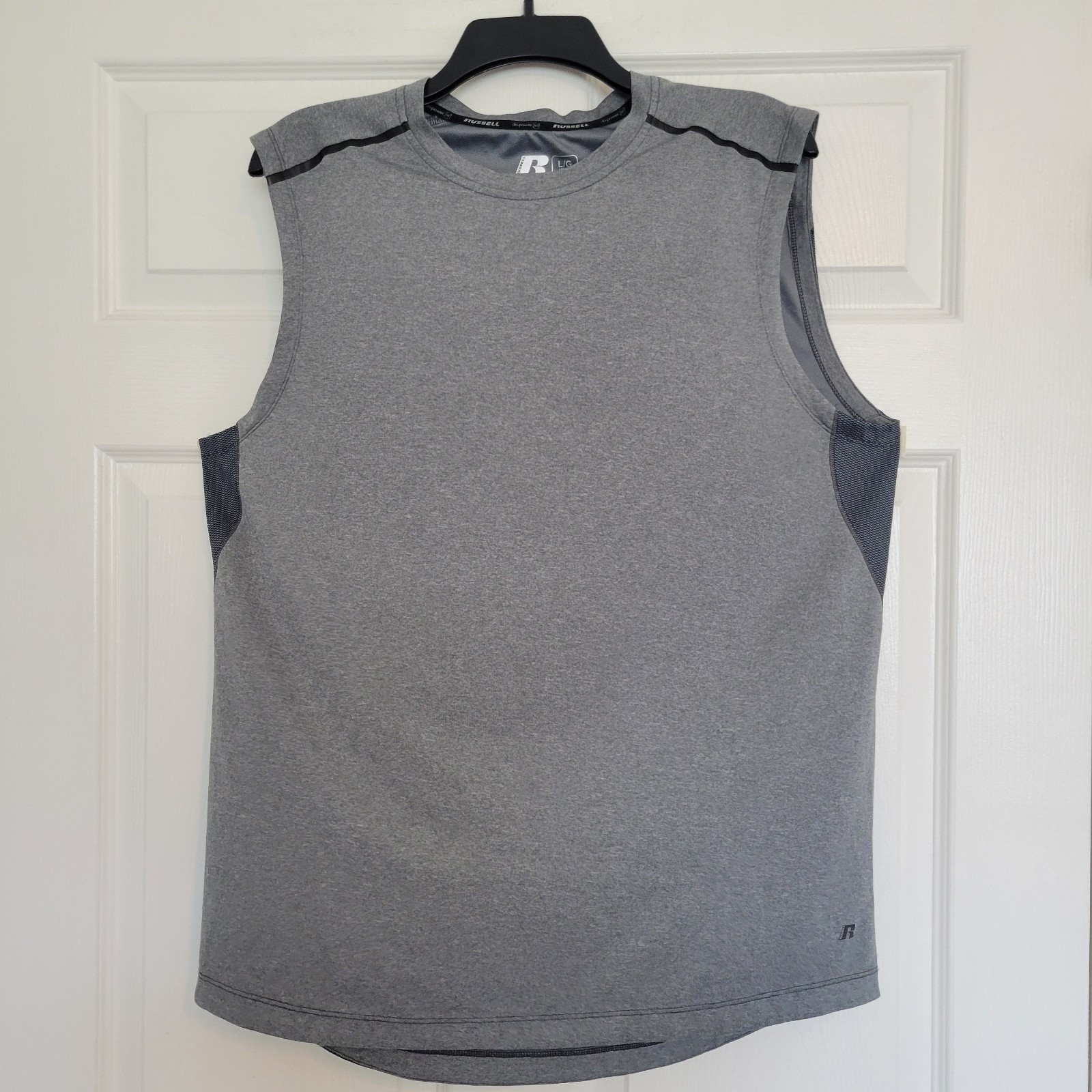 Russell Training Fit Dri-Power 360 Intellifresh Mesh Tank-Top Gray Size Large gallery