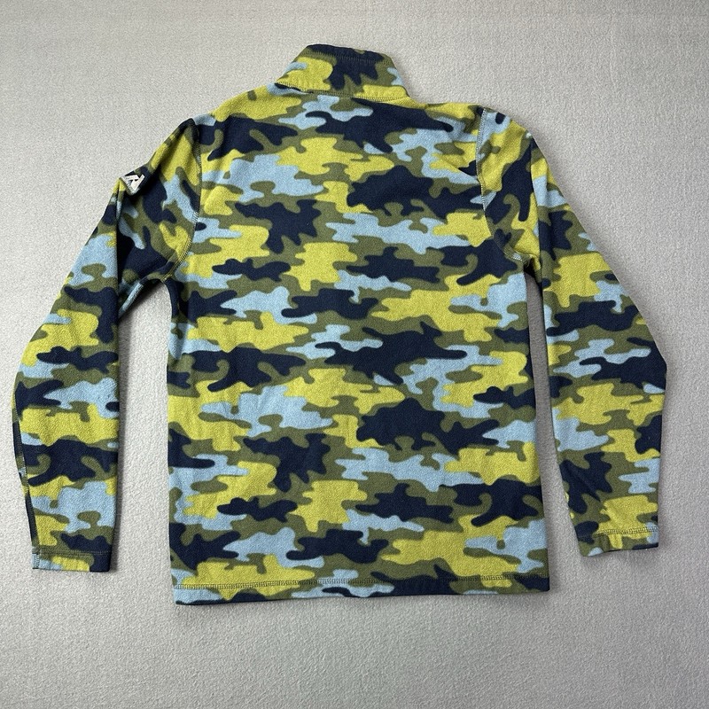 Eddie Bauer First Ascent Pullover Men Small Camo Fleece Half Zip Outdoor Jacket gallery