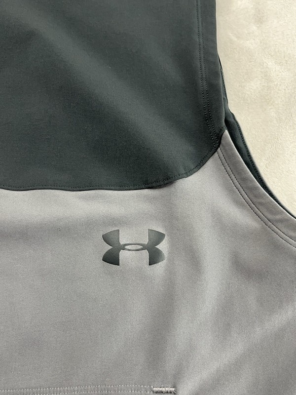 Under Armour Threadborne 1/4 Zip Pullover Men 2XL Gray Lined Hooded HeatGear Gym gallery