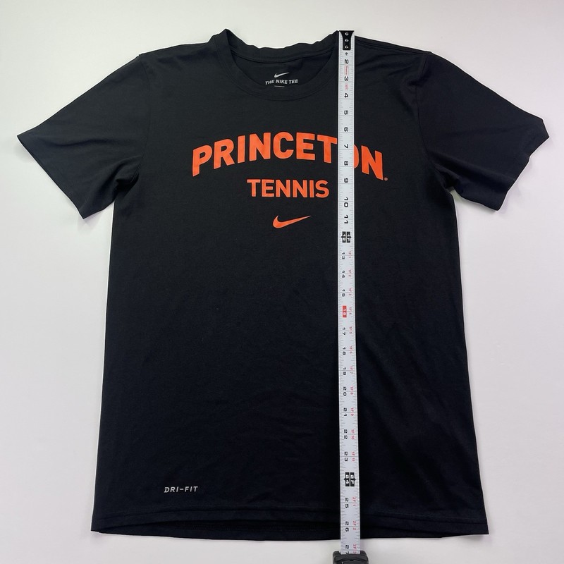 Nike Princeton Tennis T Shirt Men’s S Dri Fit Athletic Top Black Orange Tiger NJ gallery