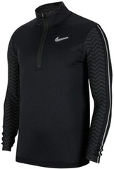 Men’s Nike Wild Run Element Long Sleeve Top, CJ5824 010 Multi Sizes Black/Grey/S