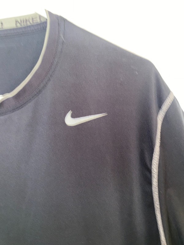 Nike Pro Team Shirt Mens XL Black Nike-Fit Athletic Workout Performance GYM gallery