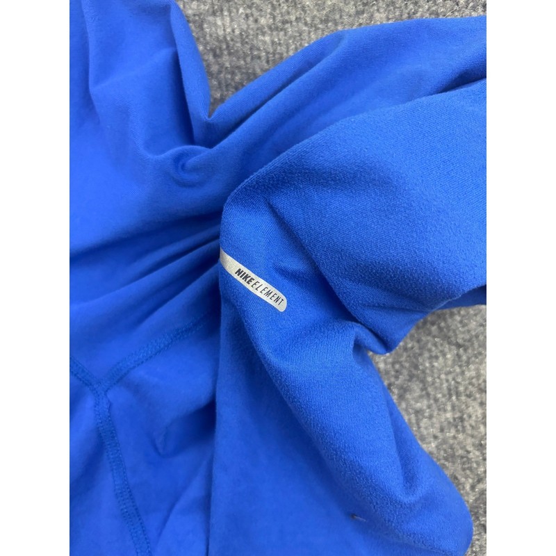 Nike Element 1/4 Zip Pullover Mens Large Blue Dri-FIT Running Top Long Sleeve gallery