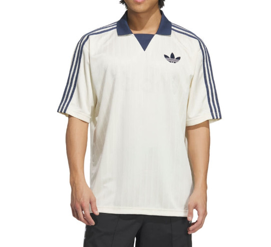Adidas Originals Collared Goalie Top Men's Asia Fit KB5435 Cream White Tee gallery