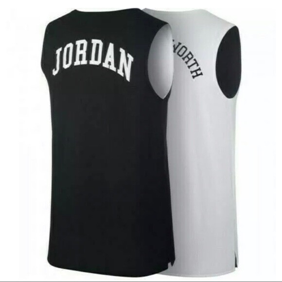 Air Jordan Jersey Mens Size Small Jesus Shuttlesworth Black White Reversible gallery