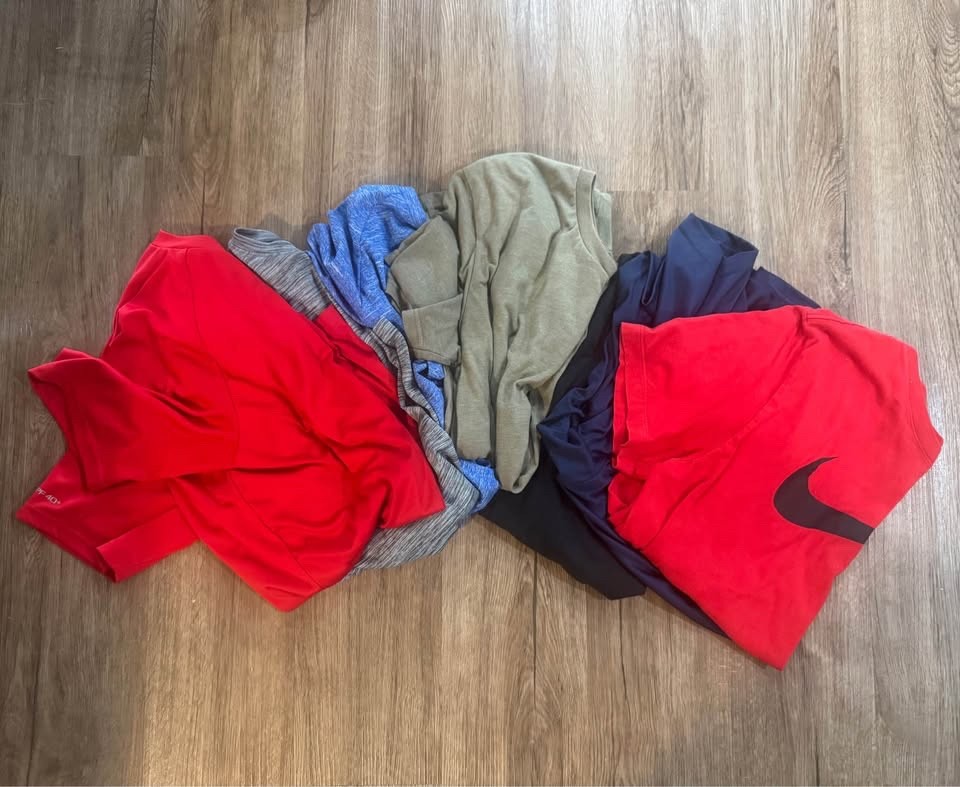 7 Men’s Athletic T-Shirts Bundle – Nike, Nike Swim, Under Armour, Converse gallery