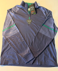 NWT Callaway Weather Series 1/4 Zip Long Sleeve Pullover Thermal Blue Sz S