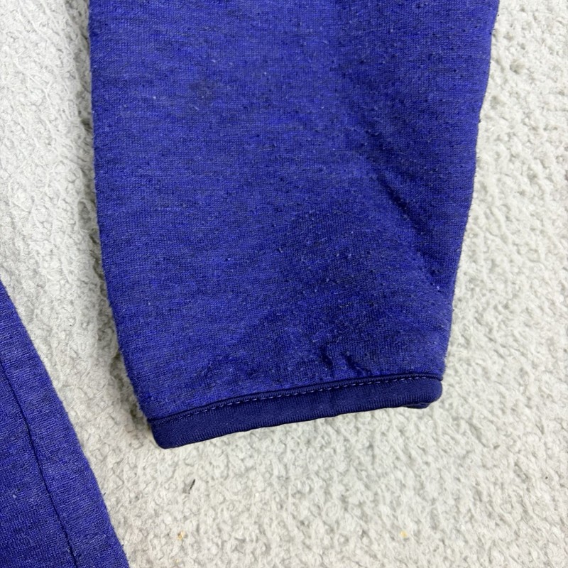 Holderness Bourne Pullover Men Medium Blue Golf Performance Casual 1/4 Snap gallery