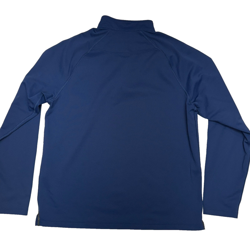 Rhone Session 1/4 Zip Pullover Men’s Medium Lightweight Barry's Gym Workout Navy gallery