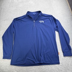 Stitch Fix Golf Pullover Mens XL 1/4 Zip L/S Blue Logo Performance