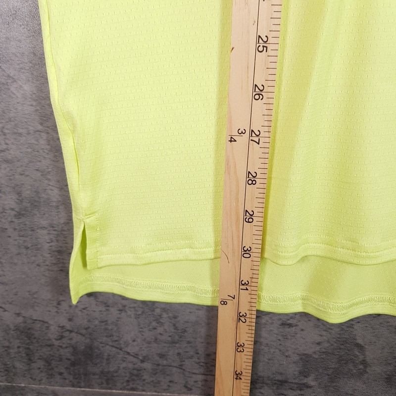 NIKE Dri-FIT Court Advantage Tennis Shirt Mens LARGE TALL Barely Volt FD5319-736 gallery