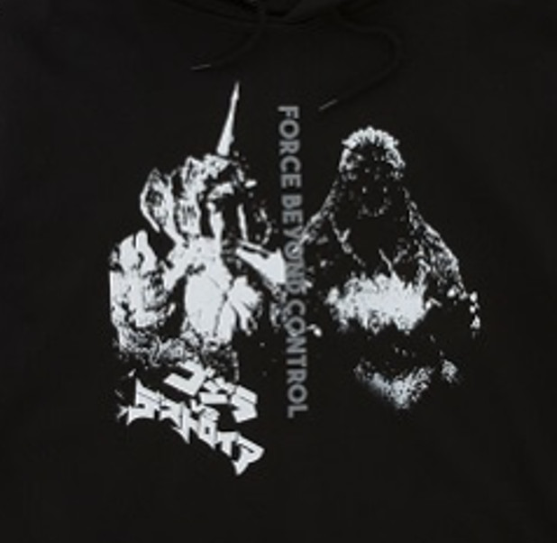 Godzilla vs Destroyah monochrome design hoodie apparel TOHO Godzilla Store Japan gallery