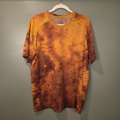Lululemon Men’s Metal Vent Tech 2.0 Tie Dye Short Sleeve Shirt Active, Size XL