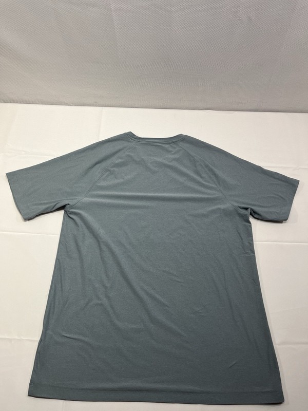 Rhone Reign T-Shirt Mens Large Heather Blueish Gray Performance Short Sleeve gallery