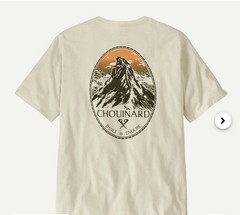 Patagonia Gray Chouinard Crest Pocket Responsibili-Tee Shirt Men’s Size S