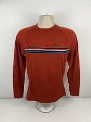 State Of Elevenate Primo Crew Base Layer Shirt Mens Size S Small Rooibos E11 EUC