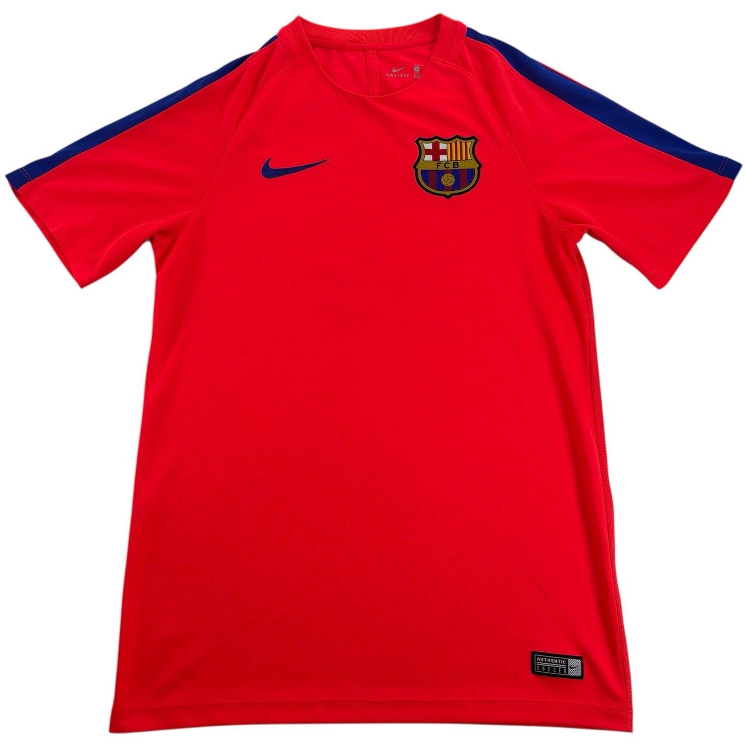 Nike FC Barcelona Men's Small Soccer Jersey Training Shirt FCB 808924-672 gallery