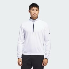 Adidas Core Lightweight Half-Zip Top Sweatshirt Golf White Size: L NWT