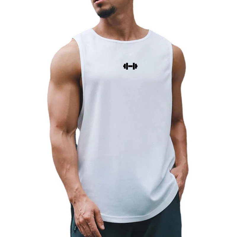 Summer Men's Gym Tank Top Fitness Training Clothing Quick-drying Loose gallery