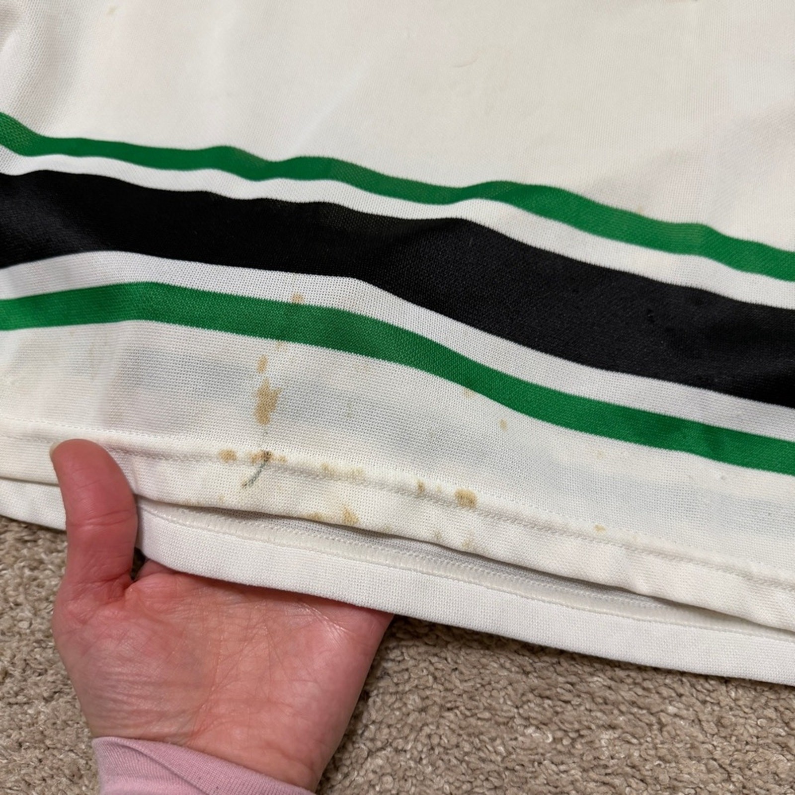 Vintage NHL Maska CCM Inaugural Season Dallas Stars Air-Knit Jersey Medium gallery