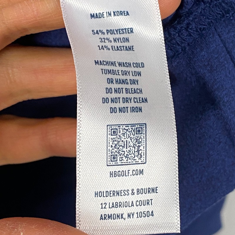 Holderness & Bourne Pullover Mens L Compass Navy Blue Tailored Fit The Westland gallery