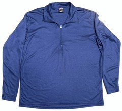Patagonia Capilene 1/4 Zip Pullover Men’s Large Navy Blue Long Sleeve Note