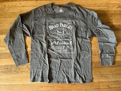 BRAD PAISLEY ALCOHOL GRAY XL LONG SLEEVE L/S SHIRT CRUSHING IT WORLD TOUR HANES