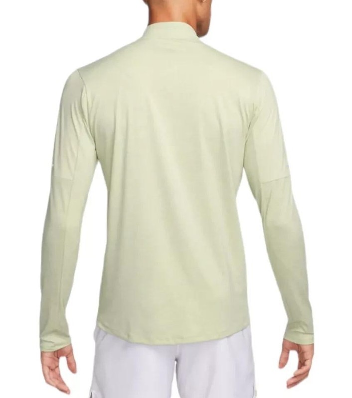 Nike Men's Dri-Fit Element Half-Zip Running Shirt Luminous Green DD4756-331 Sz M gallery
