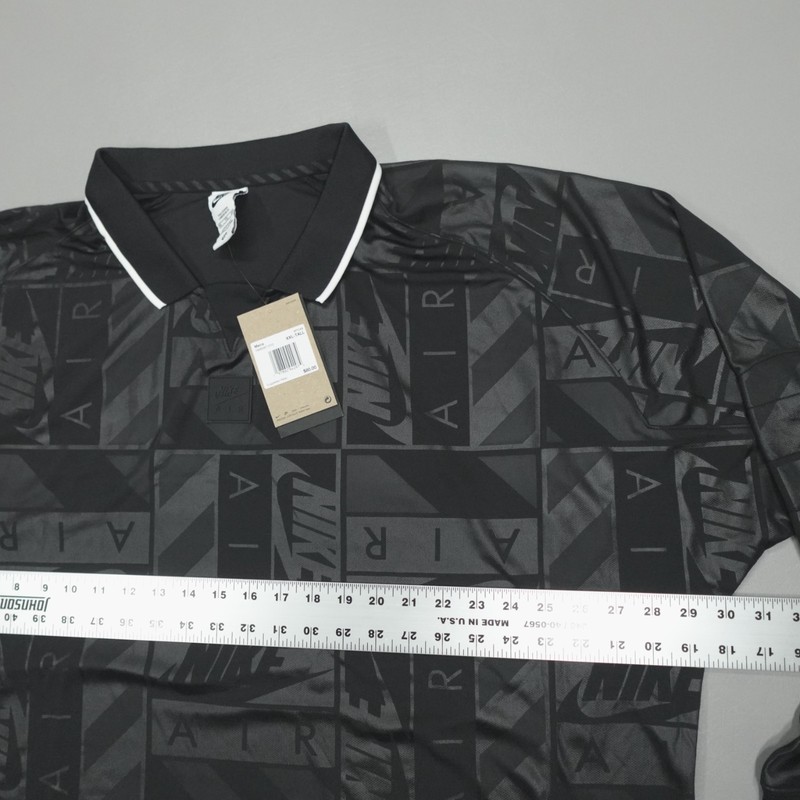 Nike Air Long Sleeve Jersey Black Men's Size 2XL-Tall HM8987-010 $80 gallery