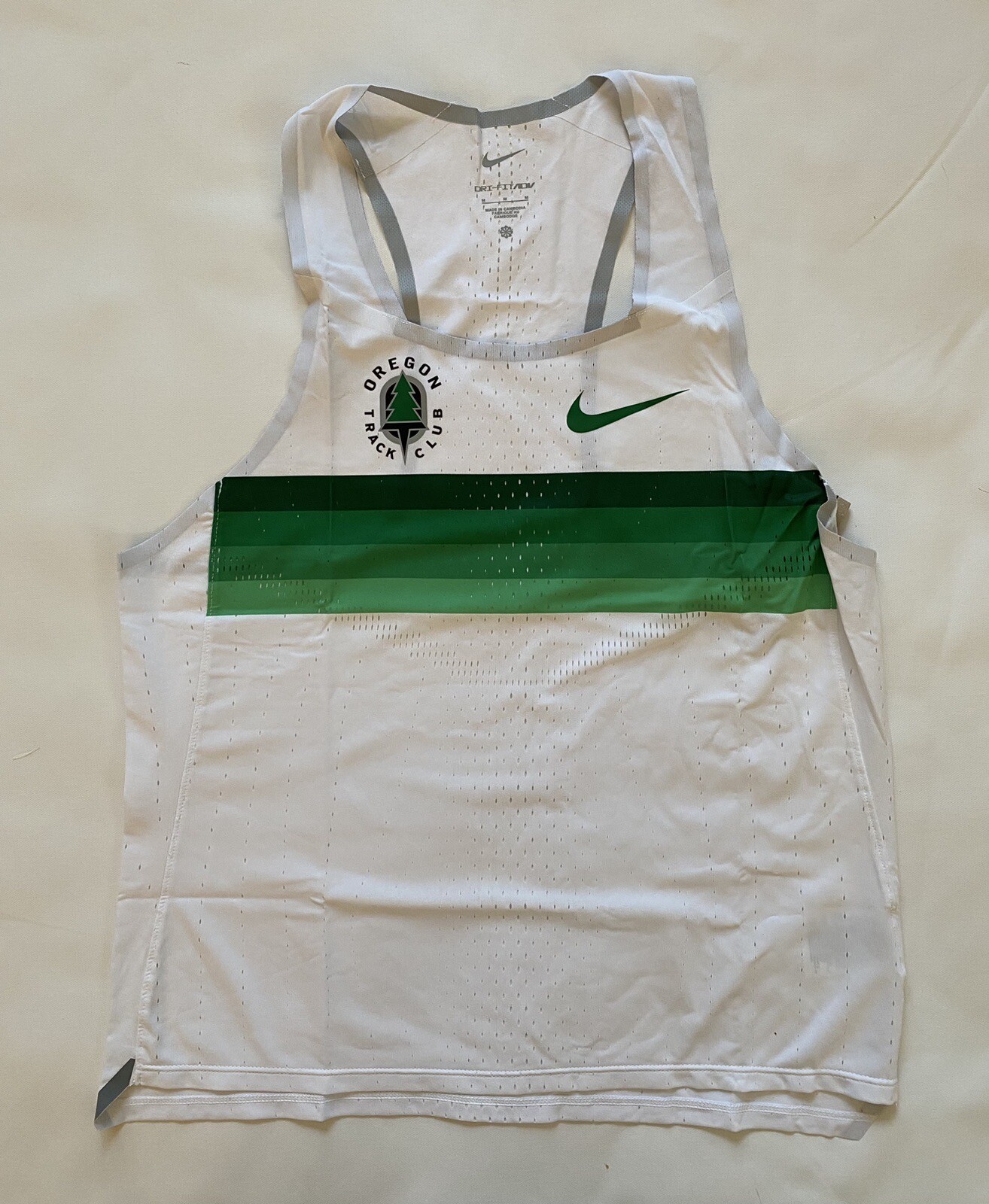 Nike Men's Dri-FIT ADV Oregon Track Club OTC Aeroswift Singlet Medium DR5812-100 gallery
