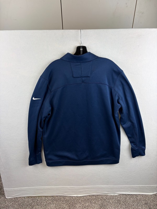Men's Nike Golf 1/4 Zip Pullover Blue Size L Standard Fit gallery