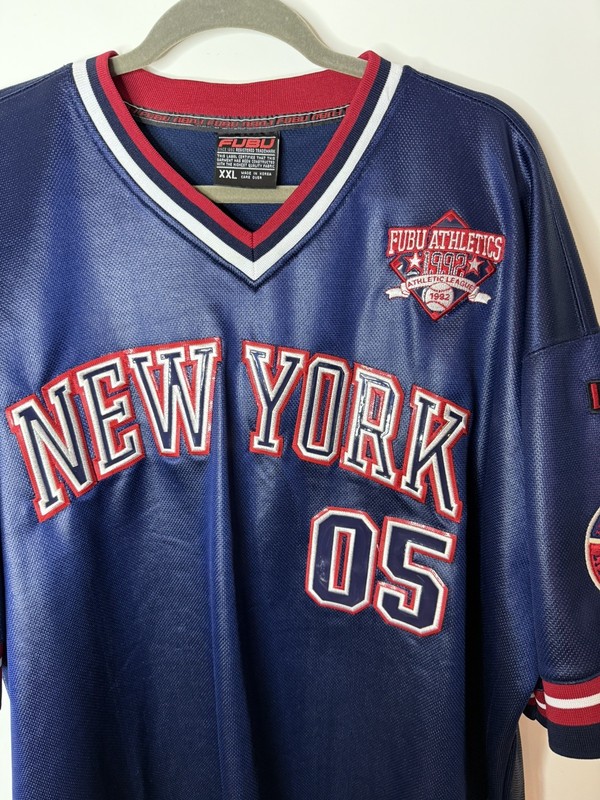 1992 FUBU New York limited edition sports collectible jersey Men's XXL Y2K gallery