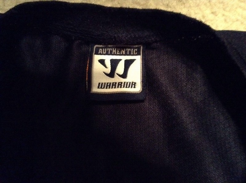 VGC! Authentic Warrior Men's Blue Athletic Shirt Size L Great Style! gallery