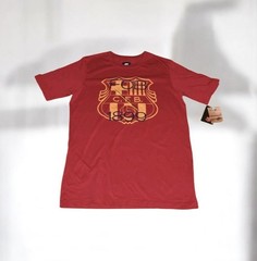 NIKE FC BARCELONA FC MENS SOCCER SPORTSWEAR T-SHIRT – MENS SIZE LARGE