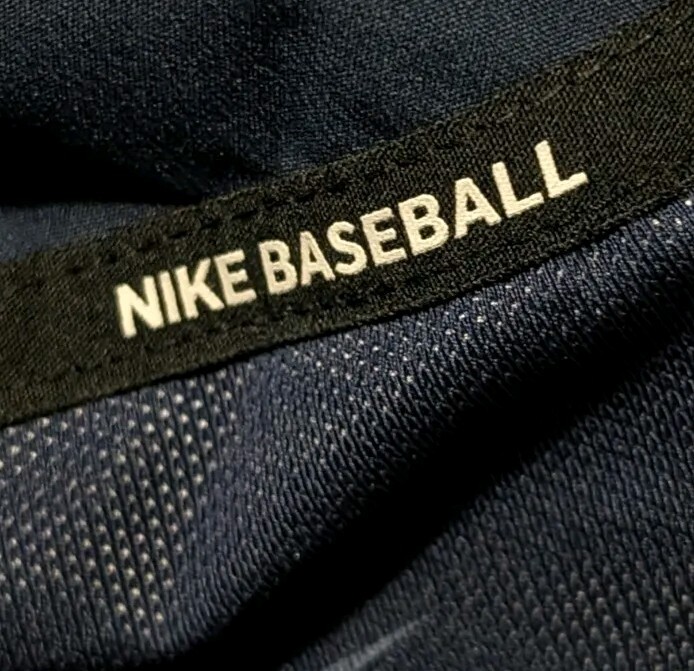 New Nike MLB Baseball Jacket Short Sleeve Shirt Cage Navy Blue 897383-419, Small gallery