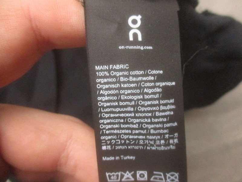 On Running Size L Mens Black 100% Organic Cotton Print Short Sleeve TShirt 321 gallery