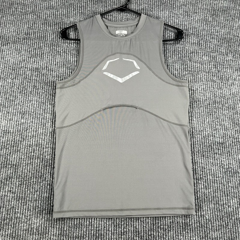 EvoShield Tank Top Shirt Mens Medium Gray Sleeveless Baseball Workout Active gallery